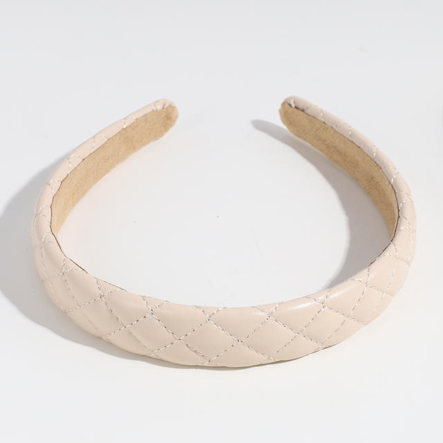 Classic PU leather headband