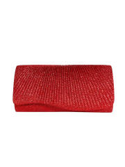 Plain color rhinestone evening bag