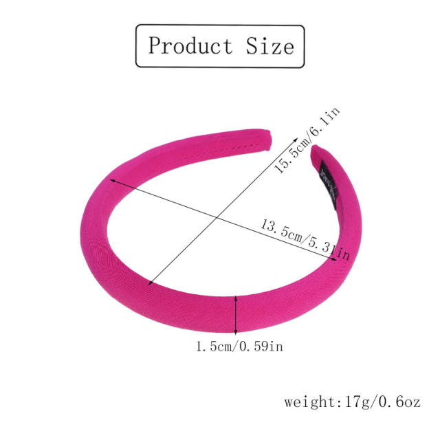 Spring summer candy color simple headband