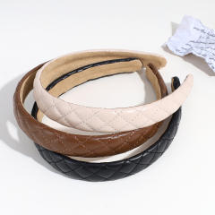 Classic PU leather headband