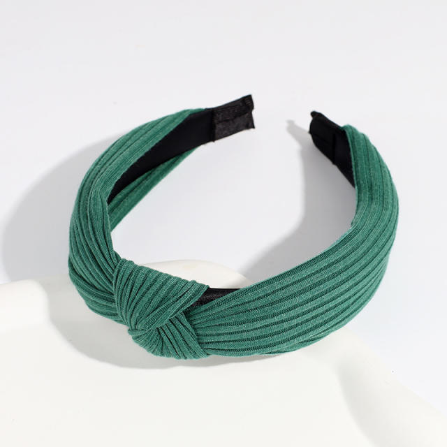Plain color knotted headband