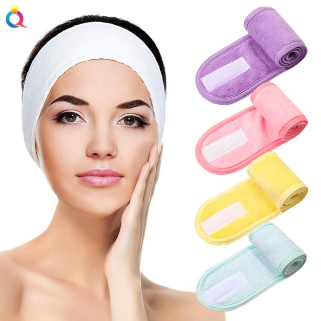 Simple design plain color makeup headband