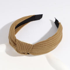 Plain color knotted headband