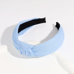 Plain color knotted headband