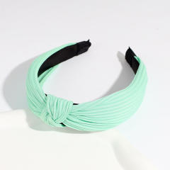 Plain color knotted headband