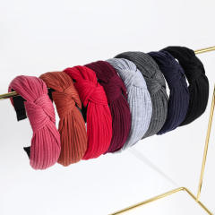 Plain color knotted headband