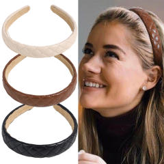 Classic PU leather headband