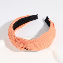 Plain color knotted headband