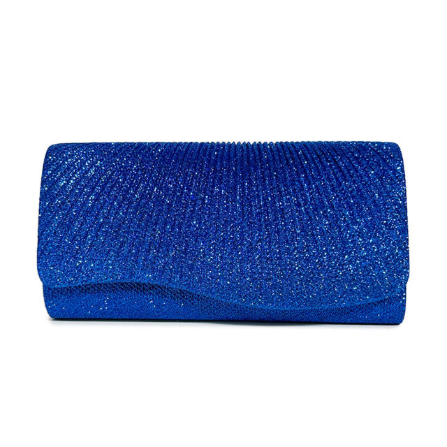 Plain color rhinestone evening bag