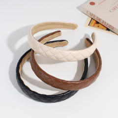 Classic PU leather headband