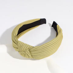 Plain color knotted headband