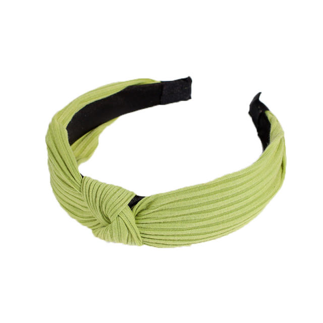 Plain color knotted headband