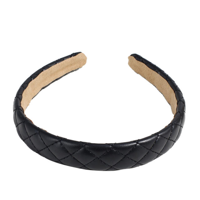 Classic PU leather headband