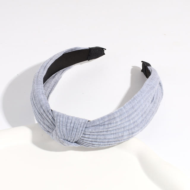 Plain color knotted headband