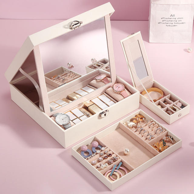 Large capacity women jewelry box