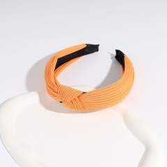 Plain color knotted headband