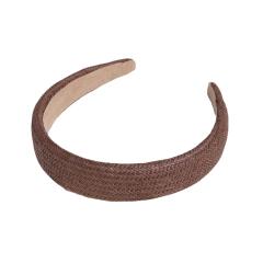 Boho wide size straw headband