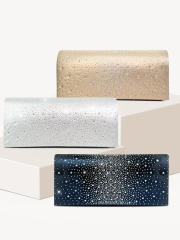 Luxury rhinestone evening bag clutch
