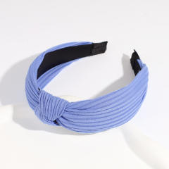 Plain color knotted headband
