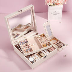 Large capacity women jewelry box