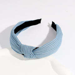 Plain color knotted headband