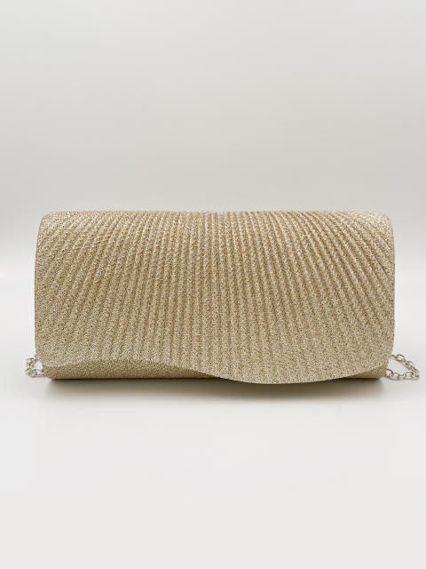 Plain color rhinestone evening bag