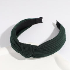 Plain color knotted headband
