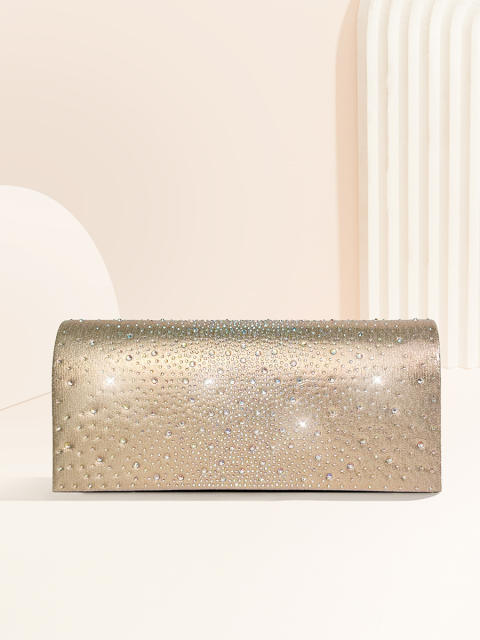 Luxury rhinestone evening bag clutch