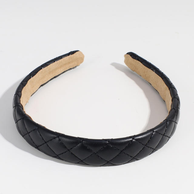 Classic PU leather headband