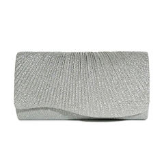 Plain color rhinestone evening bag