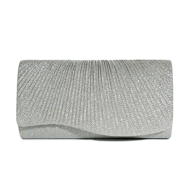 Plain color rhinestone evening bag