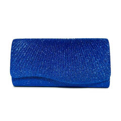 Plain color rhinestone evening bag
