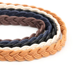 Vintage braid dress belt