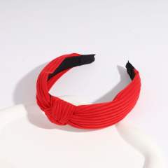 Plain color knotted headband