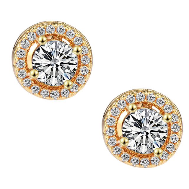 Amazon hot sale chic rhinestone studs earrings