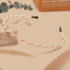 Occident fashion imitation pearl headband