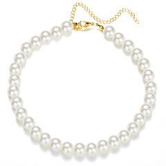 Vintage imitation pearl choker