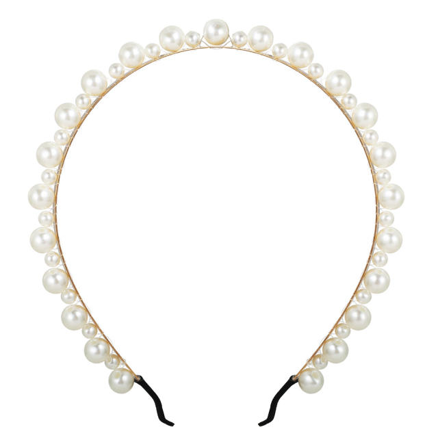 Occident fashion imitation pearl headband