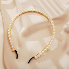 Occident fashion imitation pearl headband