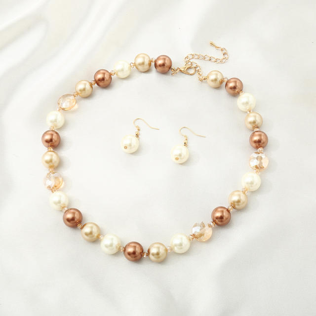 Easy match bead jewelry set