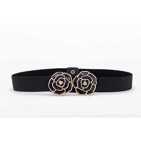 Korean fashion alloy buckle corset belt