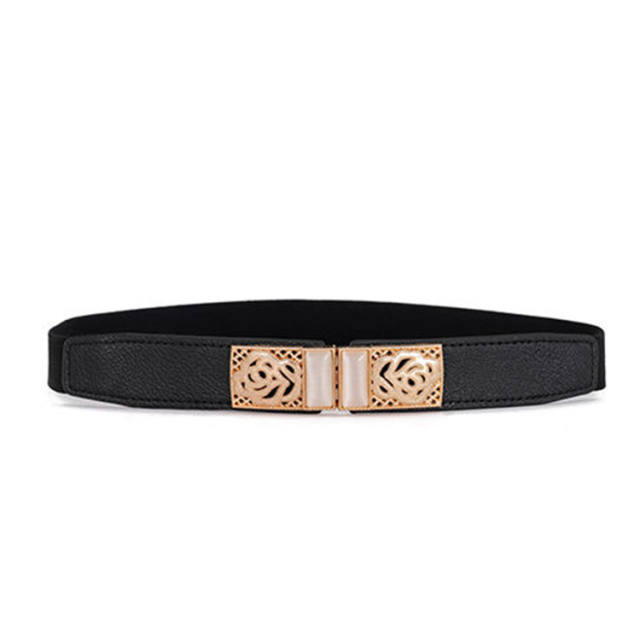 Korean fashion alloy buckle corset belt