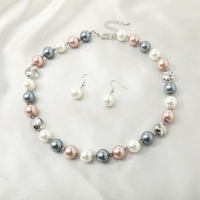 Easy match bead jewelry set
