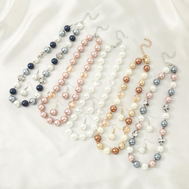 Easy match bead jewelry set