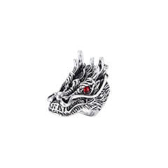Punk trend skull head rings for men