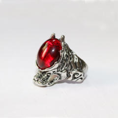 Punk trend skull head rings for men