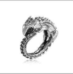 Punk trend skull head rings for men