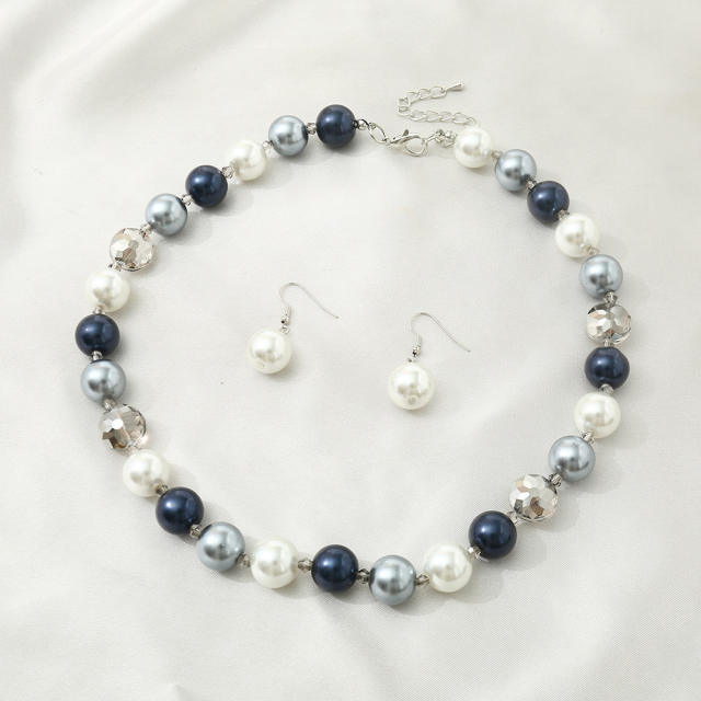 Easy match bead jewelry set