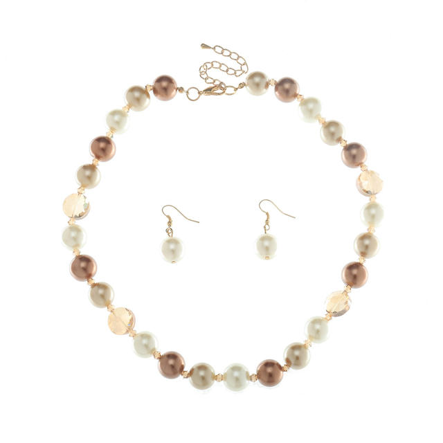 Easy match bead jewelry set
