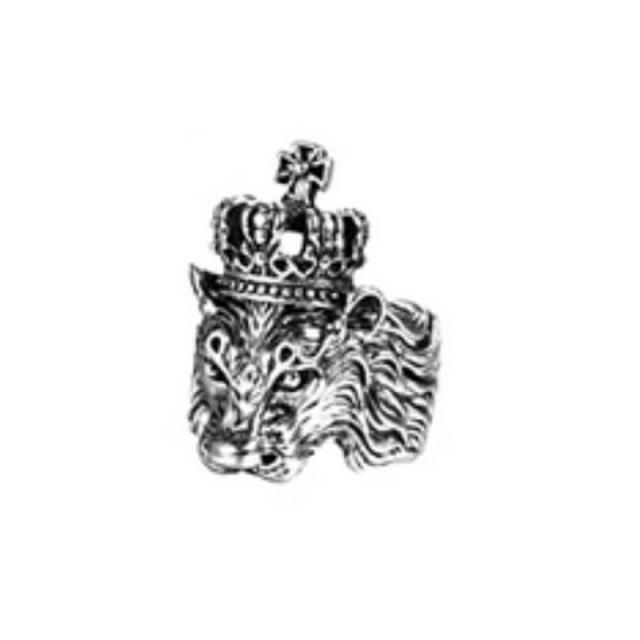 Punk trend skull head rings for men
